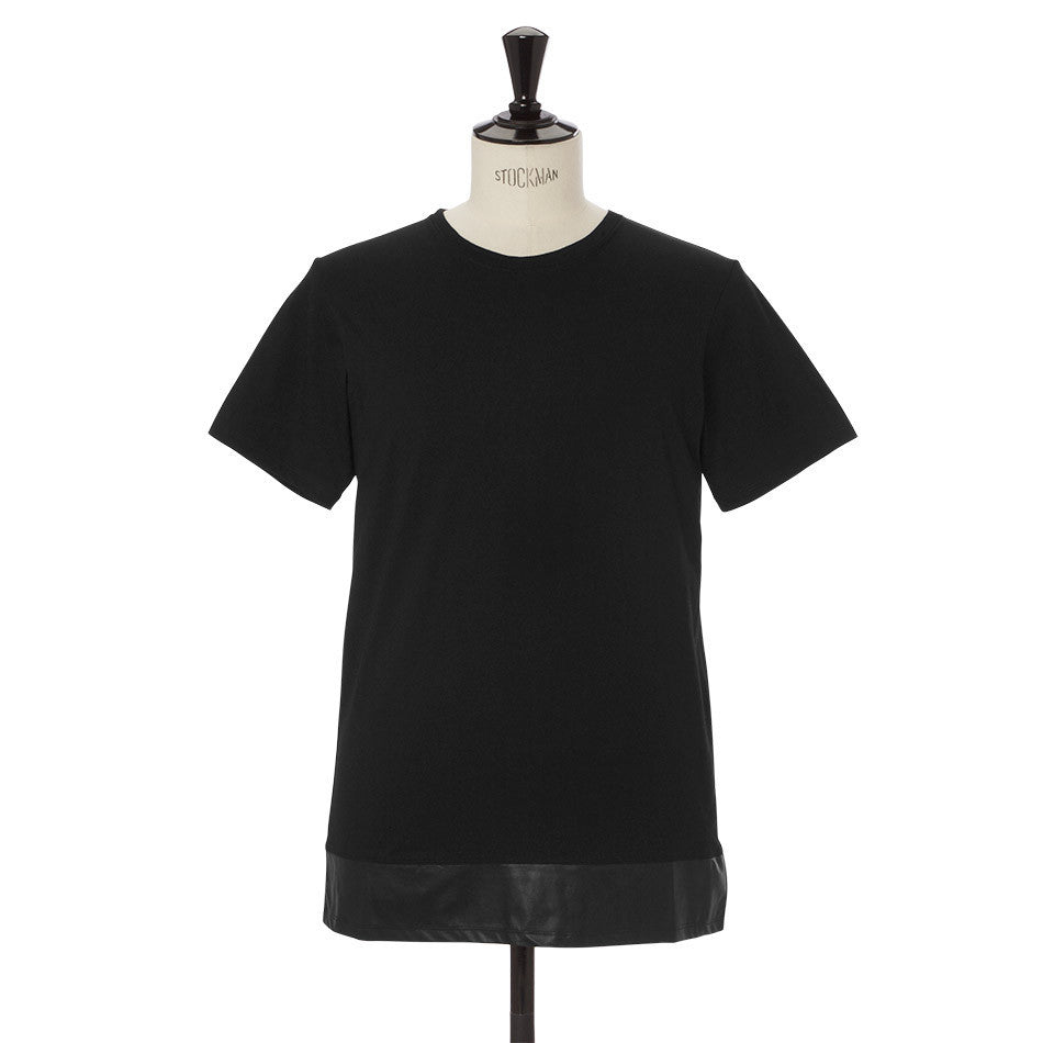 Leather Paneled Tee