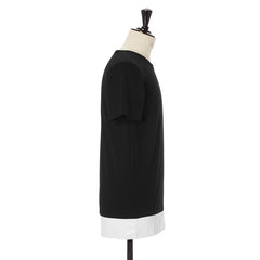 Leather Paneled Tee