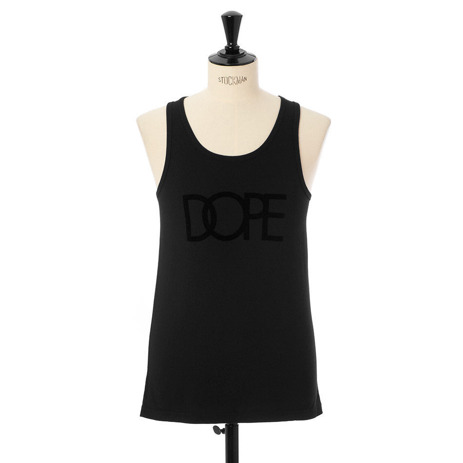 Flocked Logo Tank